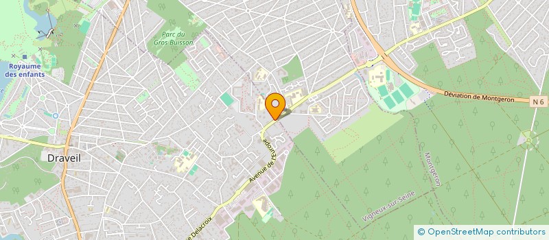 localisation de l'entreprise ASSOCIATION SPORTIVE ET CULTURELLE DU CHATEAU DE DRAVEIL à DRAVEIL