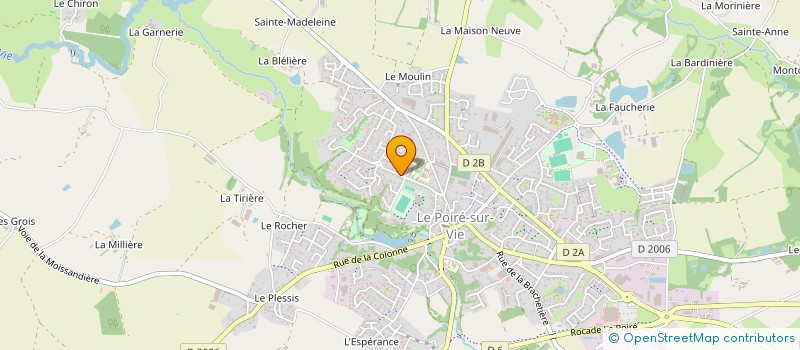 localisation de l'entreprise ASSOCIATION SPORTIVE ET CULTURELLE DU COLLEGE DU PUY CHABOT à LE POIRE-SUR-VIE
