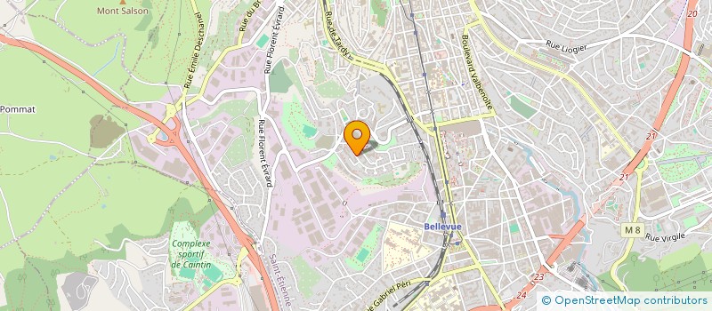 localisation de l'entreprise ASSOCIATION SPORTIVE ET CULTURELLE FRANCO ALGERIENNE DE LA COTONNE  SAINT-ETIENNE