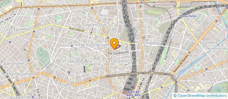 localisation de l'entreprise ASSOCIATION SPORTIVE ET CULTURELLE GEORGES CLEMENCEAU  PARIS