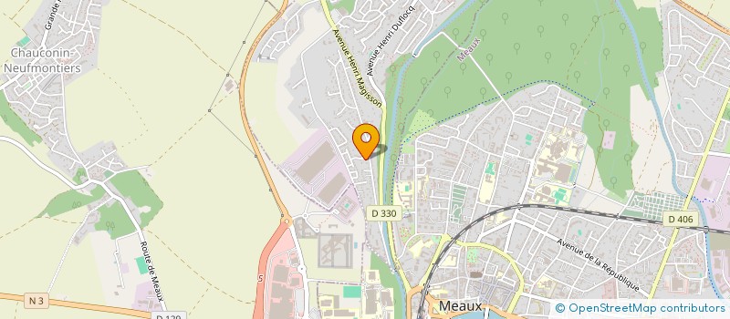 localisation de l'entreprise ASSOCIATION SPORTIVE ET CULTURELLE LE BLAMONT  CREGY-LES-MEAUX