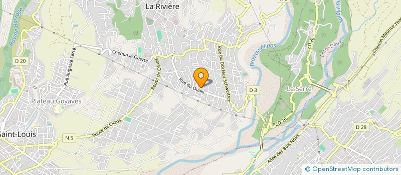 localisation de l'entreprise ASSOCIATION SPORTIVE ET CULTURELLE LES ETOILES DU SUD à SAINT-LOUIS