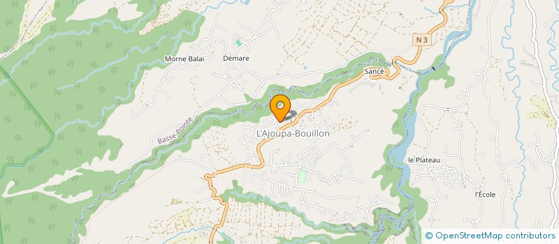 localisation de l'entreprise ASSOCIATION SPORTIVE ET CULTURELLE LES JARDINS DE L'AJOUPA  L'AJOUPA-BOUILLON