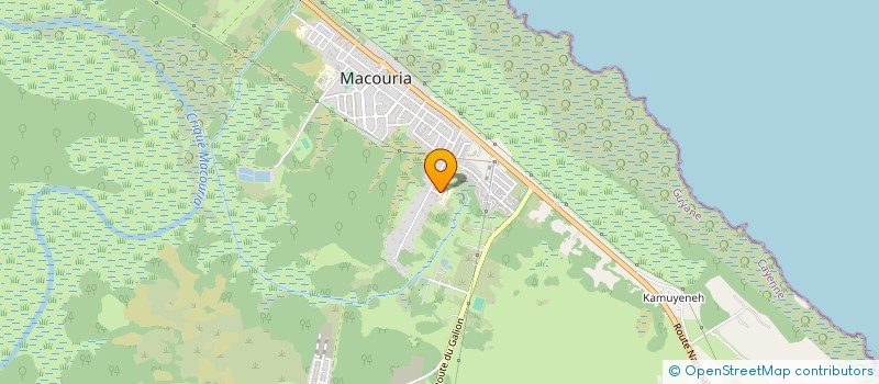 localisation de l'entreprise ASSOCIATION SPORTIVE ET CULTURELLE OGO OPTIC  MACOURIA