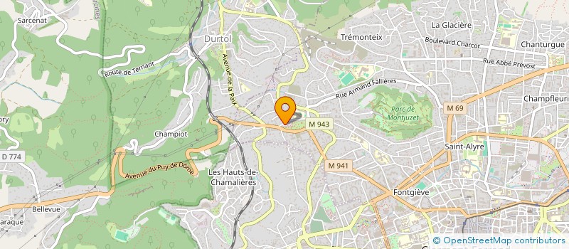 localisation de l'entreprise ASSOCIATION SPORTIVE ET CULTURELLE OUVOIMOJA  CLERMONT  CLERMONT-FERRAND