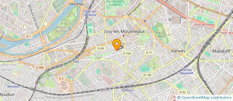 localisation de l'entreprise ASSOCIATION SPORTIVE ET CULTURELLE PASDECHAT à ISSY-LES-MOULINEAUX
