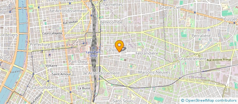 localisation de l'entreprise ASSOCIATION SPORTIVE ET CULTURELLE POMPIDOU  LYON