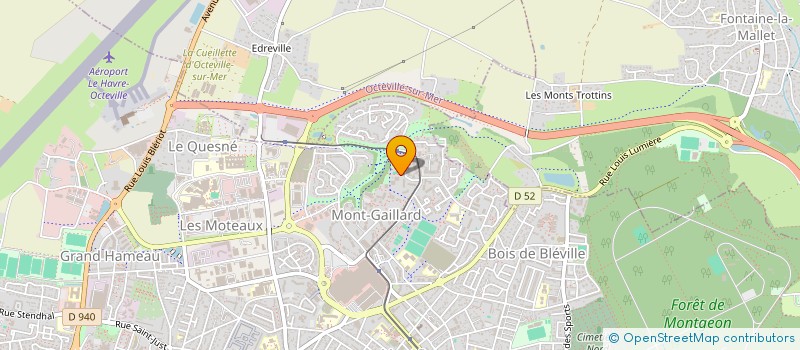 localisation de l'entreprise ASSOCIATION SPORTIVE ET CULTURELLE PRIMAIRE  LE HAVRE