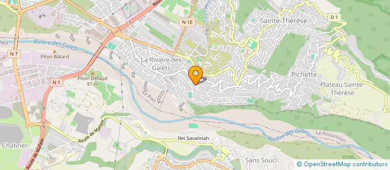 localisation de l'entreprise ASSOCIATION SPORTIVE ET CULTURELLE SAINT-LAURENT  LA POSSESSION