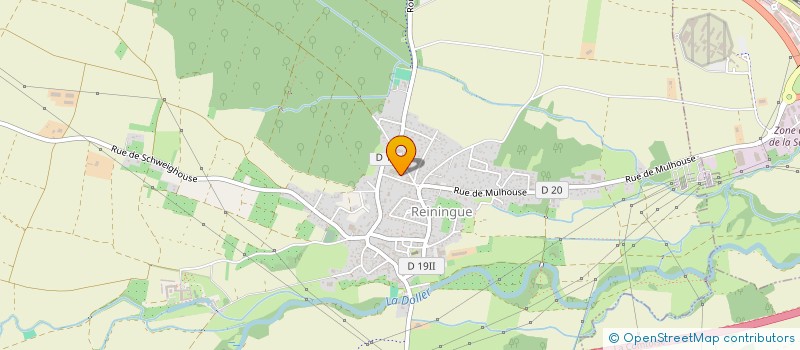 localisation de l'entreprise ASSOCIATION SPORTIVE ET CULTURELLE SAINT-ROMAIN  REININGUE