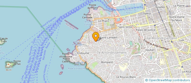 localisation de l'entreprise ASSOCIATION SPORTIVE ET CULTURELLE SAMATAN 7  MARSEILLE