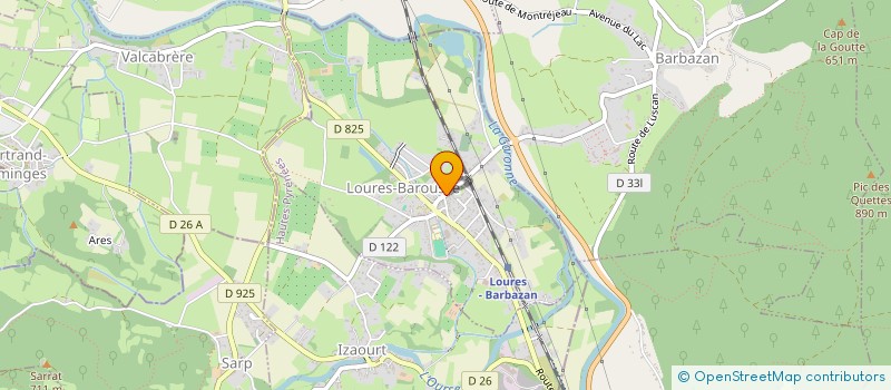 localisation de l'entreprise ASSOCIATION SPORTIVE ET CULTURELLE SOSTOISE  SOST