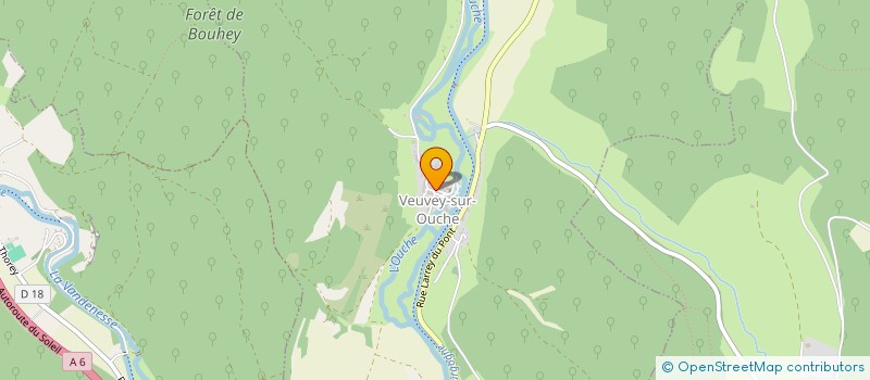 localisation de l'entreprise ASSOCIATION SPORTIVE ET CULTURELLE VEUVEY SUR OUCHE  VEUVEY-SUR-OUCHE