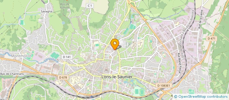 localisation de l'entreprise ASSOCIATION SPORTIVE ET D'EDUCATION POPULAIRE (ASEP)  LONS-LE-SAUNIER