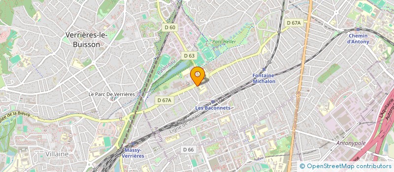 localisation de l'entreprise ASSOCIATION SPORTIVE ET DE LOISIRS DE L'ECOLE ET DU QUARTIER PAJEAUD à ANTONY