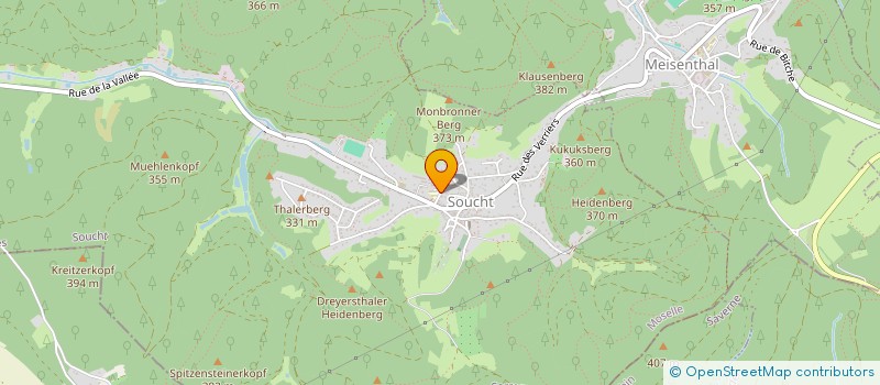 localisation de l'entreprise ASSOCIATION SPORTIVE ET SOCIO-EDUCATIVE DE L'ECOLE ELEMENTAIRE MIXTE DE SOUCHT  SOUCHT