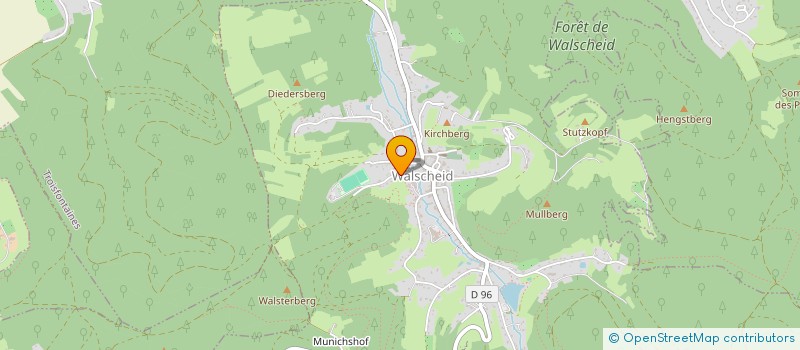 localisation de l'entreprise ASSOCIATION SPORTIVE ET SOCIO-EDUCATIVE DE L'ECOLE ELEMENTAIRE MIXTE DE TROISFONTAINES  TROISFONTAINES