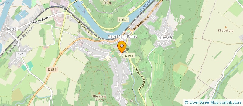 localisation de l'entreprise ASSOCIATION SPORTIVE ET SOCIO EDUCATIVE DE L ECOLE ELEMENTAIRE MIXTE OU MATERNELLE DE SIERCK LES BAINS  SIERCK-LES-BAINS