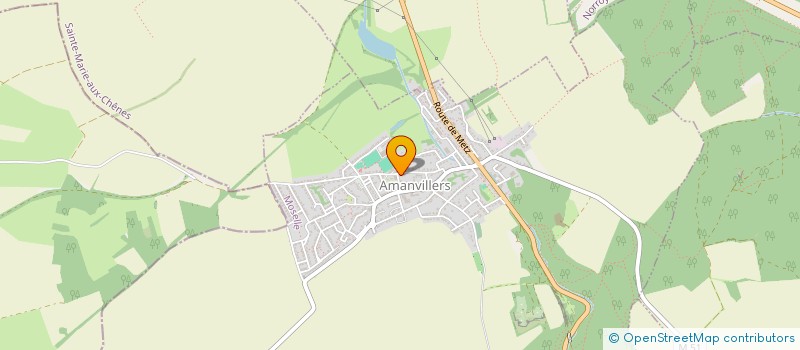 localisation de l'entreprise ASSOCIATION SPORTIVE ET SOCIO EDUCATIVE DE L ECOLE MATERNELLE D AMANVILLERS  AMANVILLERS