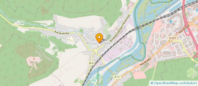 localisation de l'entreprise ASSOCIATION SPORTIVE ET SOCIO EDUCATIVE DE L ECOLE MIXTE 1 LES TRITONS A ARS SUR MOSELLE à ARS-SUR-MOSELLE