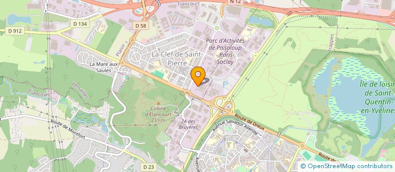 localisation de l'entreprise ASSOCIATION SPORTIVE ETOILE à ELANCOURT