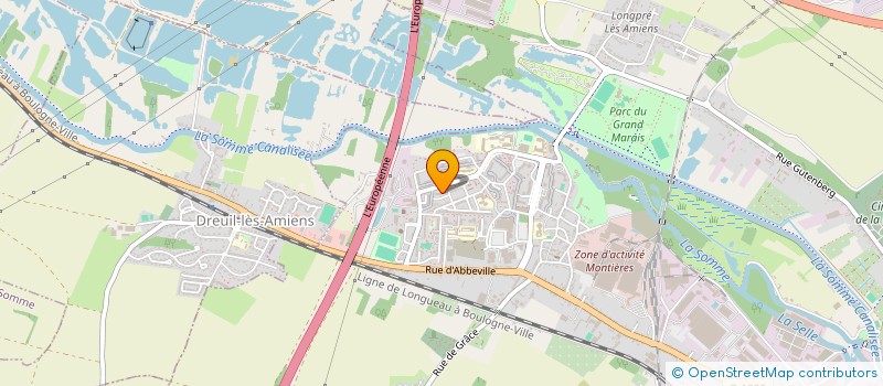 localisation de l'entreprise ASSOCIATION SPORTIVE ETOUVIE  AMIENS