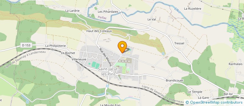 localisation de l'entreprise ASSOCIATION SPORTIVE FANDGUELIN BOUGE BIEN  SAINT-JACUT-LES-PINS