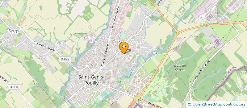 localisation de l'entreprise ASSOCIATION SPORTIVE FEMININE à SAINT-GENIS-POUILLY