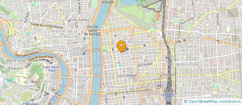 localisation de l'entreprise ASSOCIATION SPORTIVE FENELON - LA TRINITE à LYON
