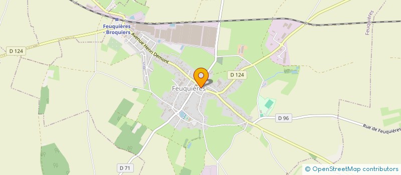 localisation de l'entreprise ASSOCIATION SPORTIVE FEUQUIERES PETANQUE  FEUQUIERES