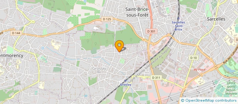 localisation de l'entreprise ASSOCIATION SPORTIVE FIGHT BUDO SPORT  GROSLAY