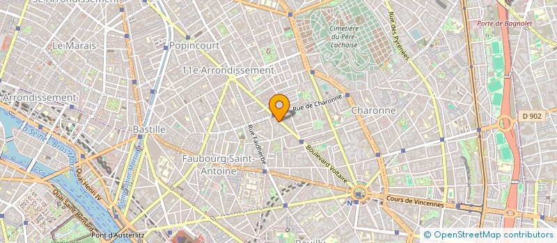 localisation de l'entreprise ASSOCIATION SPORTIVE FRANCO-ASIATIQUE (ASFA)  PARIS