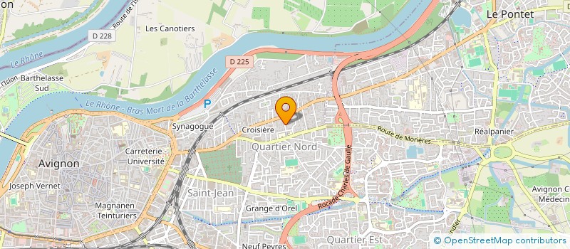 localisation de l'entreprise ASSOCIATION SPORTIVE FRANCO TURQUE à AVIGNON