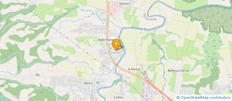 localisation de l'entreprise ASSOCIATION SPORTIVE G'MGYM  SAINTE-ROSE