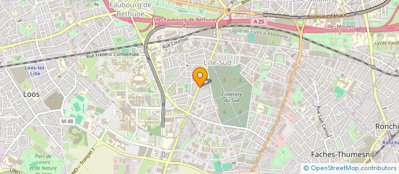 localisation de l'entreprise ASSOCIATION SPORTIVE GARDER LA FORME à LILLE