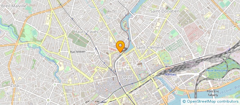 localisation de l'entreprise ASSOCIATION SPORTIVE GAZELEC DE NANTES à NANTES