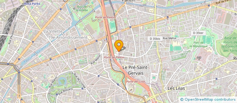 localisation de l'entreprise ASSOCIATION SPORTIVE GEORGES ROUAULT  PARIS