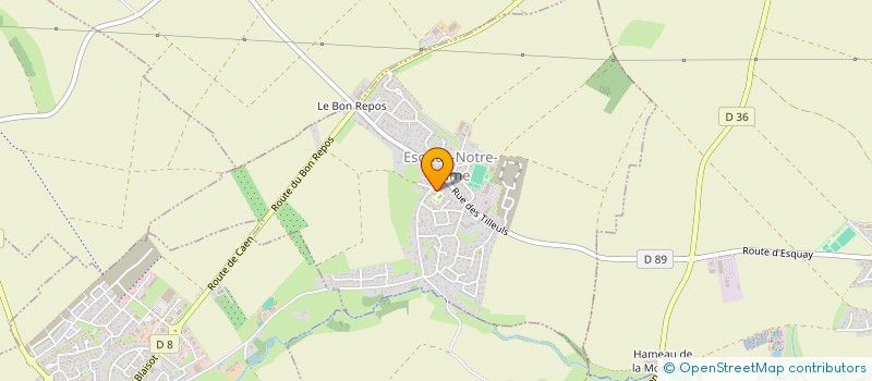 localisation de l'entreprise ASSOCIATION SPORTIVE GRAINVILLAISE - SECTION FOOT VETERANS  GRAINVILLE-SUR-ODON