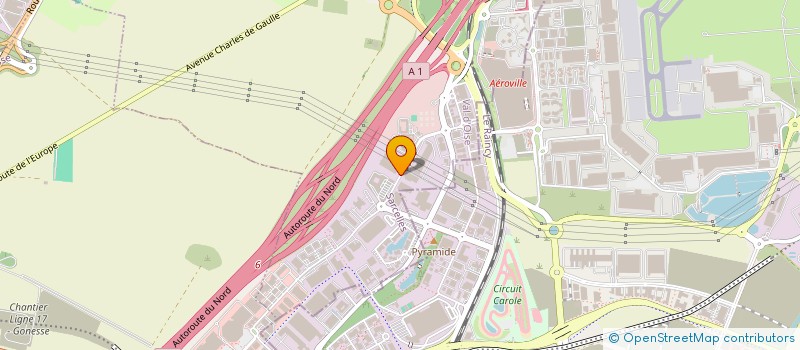 localisation de l'entreprise ASSOCIATION SPORTIVE GROUPE PAILLOT  ROISSY-EN-FRANCE