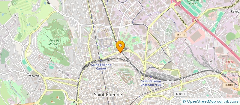 localisation de l'entreprise ASSOCIATION SPORTIVE GUNROY à SAINT-ETIENNE