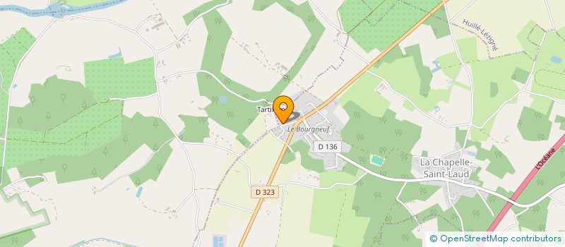 localisation de l'entreprise ASSOCIATION SPORTIVE GYM TONIQUE  LA CHAPELLE-SAINT-LAUD