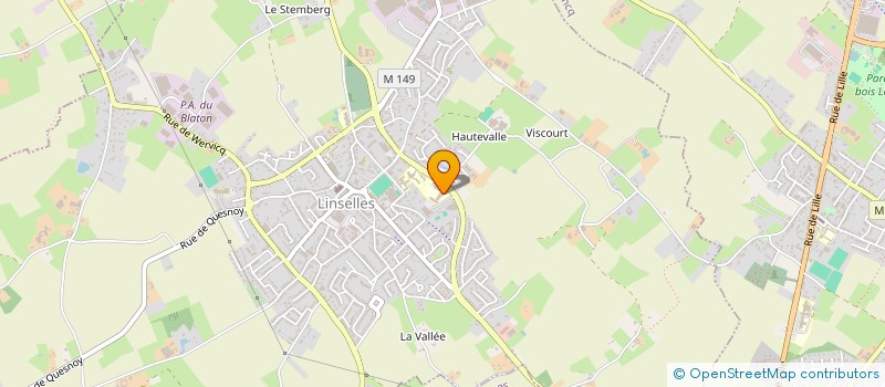 localisation de l'entreprise ASSOCIATION SPORTIVE HENRI MATISSE LINSELLES à LINSELLES
