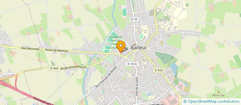 localisation de l'entreprise ASSOCIATION SPORTIVE IMMACULEE CONCEPTION à BAILLEUL