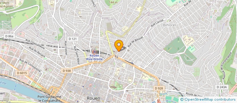 localisation de l'entreprise ASSOCIATION SPORTIVE INSTITUTION SAINT FRANCOIS D'ASSISE DE ROUEN à ROUEN