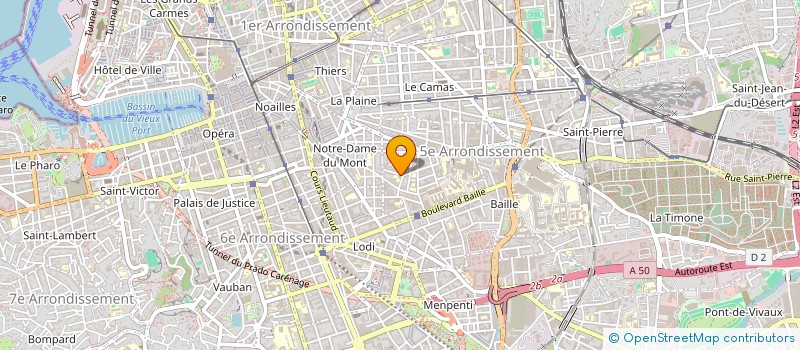 localisation de l'entreprise ASSOCIATION SPORTIVE L ESTERELLE à MARSEILLE