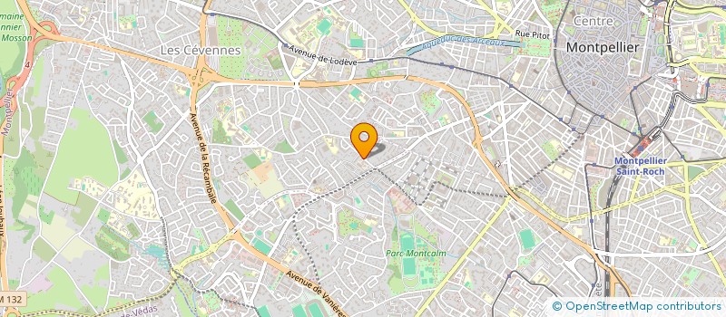 localisation de l'entreprise ASSOCIATION SPORTIVE LA COLLINE à MONTPELLIER