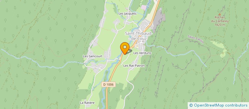 localisation de l'entreprise ASSOCIATION SPORTIVE LA FORGERIE à COGNIN