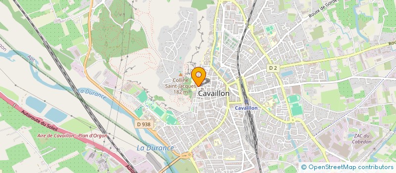 localisation de l'entreprise ASSOCIATION SPORTIVE LA SALLE ST CHARLES CAVAILLON  CAVAILLON