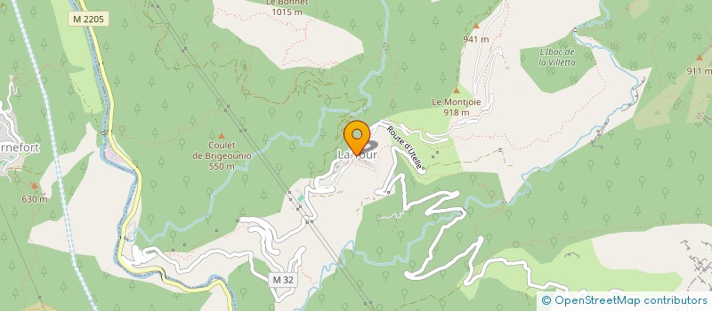 localisation de l'entreprise ASSOCIATION SPORTIVE LA TOUR (AS LA TOUR)  LA TOUR