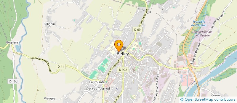 localisation de l'entreprise ASSOCIATION SPORTIVE LAMARTINE  BELLEY